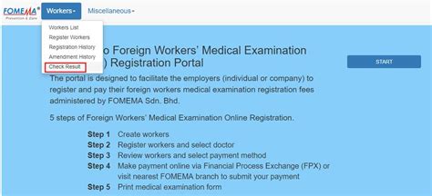 www fomema check online|USER GUIDE DOCUMENTATION Foreign Workers’ Medical .